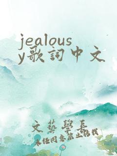 jealousy歌词中文