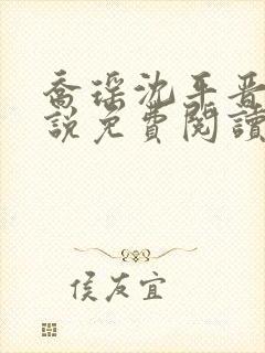 乔瑶沈平晋的小说免费阅读全文