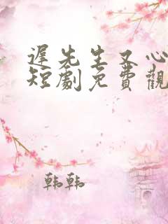 迟先生又心动了短剧免费观看最新一