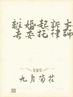 离婚起诉本人不去委托律师去可以吗