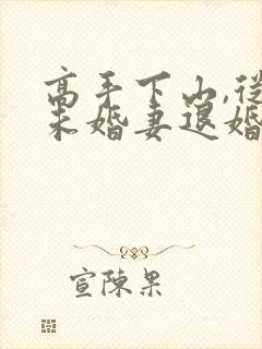 高手下山,从跟未婚妻退婚开始全集下载