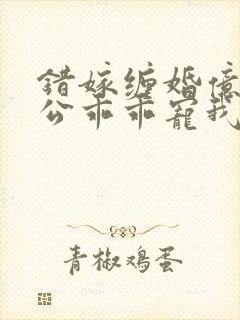 错嫁缠婚亿万老公乖乖宠我