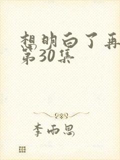 想明白了再结婚第30集