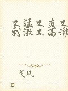 又猛又爽又粗又刺激又高潮的视频