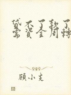 贷不了款了,急需资金周转怎么办