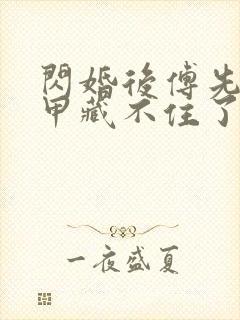 闪婚后傅先生马甲藏不住了短剧完整版