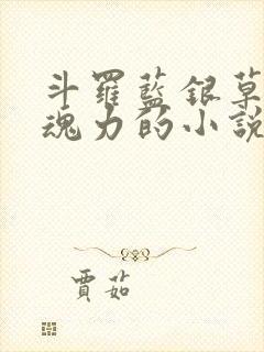 斗罗蓝银草半级魂力的小说