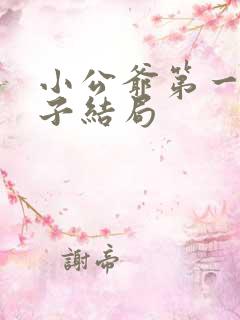 小公爷第一个娘子结局