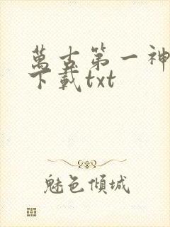 万古第一神小说下载txt