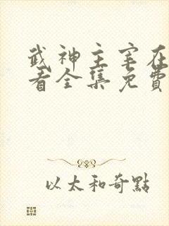 武神主宰在线观看全集免费播放动漫