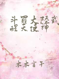 斗罗大陆武魂觉醒天使神