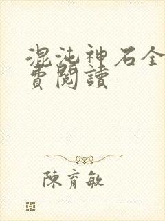 混沌神石全文免费阅读