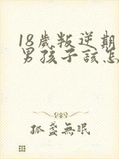 18岁叛逆期的男孩子该怎样去沟通教育