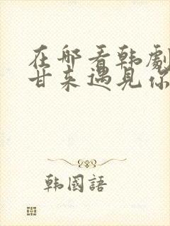 在哪看韩剧苦尽甘来遇见你