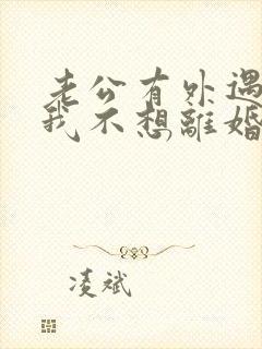 老公有外遇咋办我不想离婚