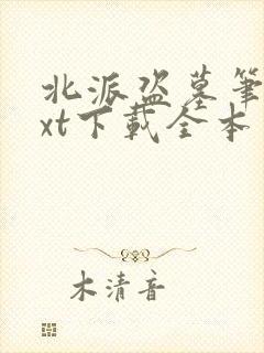 北派盗墓笔记txt下载全本免费