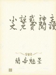 小说武神主宰全文免费阅读免费