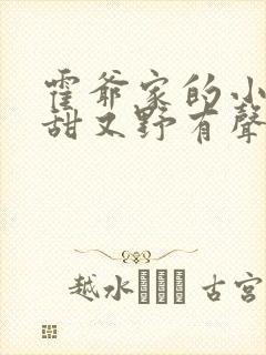 霍爷家的小祖宗甜又野有声