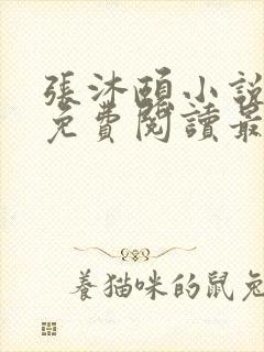 张沐颐小说全文免费阅读最新章节