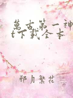 万古第一神txt下载全本