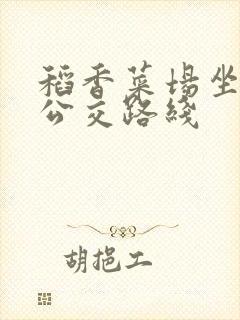 稻香菜场坐几路公交路线