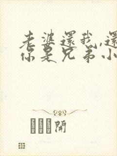 老婆还我,还当你是兄弟小说免费阅读