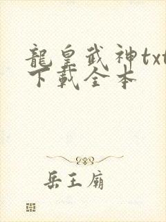 龙皇武神txt下载全本