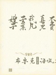 嫂子我真不是傻子叶凡免费下载