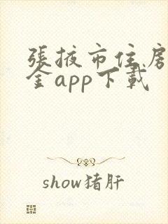 张掖市住房公积金app下载