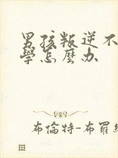 男孩叛逆不想上学怎么办