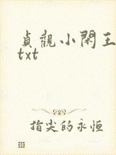 贞观小闲王全文txt