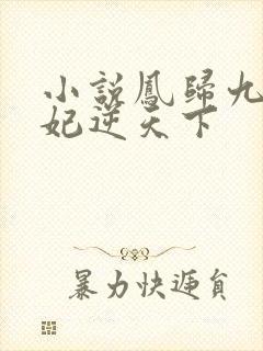 小说凤归九霄狂妃逆天下