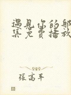 遇见你的那天全集免费播放