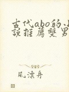 古代abo的小说推荐双男主