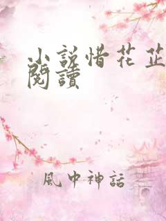 小说惜花芷全文阅读