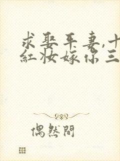 求娶平妻,十里红妆嫁你三叔