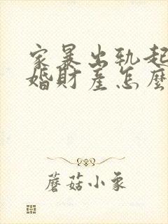 家暴出轨起诉离婚财产怎么分配