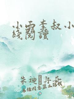 小雨李叔小说在线阅读