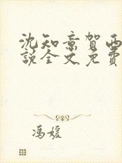 沈知意贺西洲小说全文免费阅读