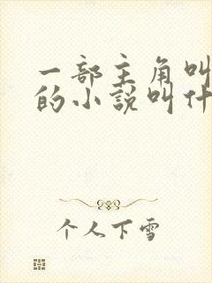 一部主角叫叶玄的小说叫什么