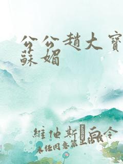 公公赵大宝儿媳苏媚