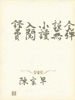 锋入小说全文免费阅读无弹窗