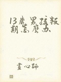 13岁男孩叛逆期怎么办