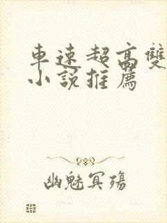 车速超高双男主小说推荐