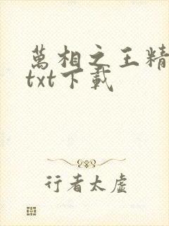 万相之王精校版txt下载