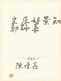 良辰好景知几何郑师长