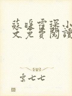 苏暖霍琛小说全文免费阅读