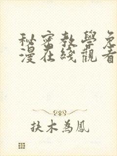 秘密教学免费韩漫在线观看无删减