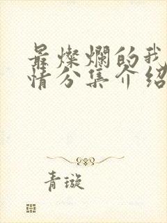 最灿烂的我们剧情分集介绍