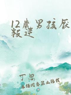 12岁男孩厌学叛逆